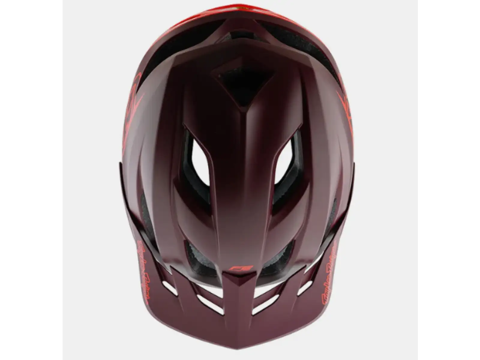 Troy Lee Designs Flowline SE prilba Badge Maroon