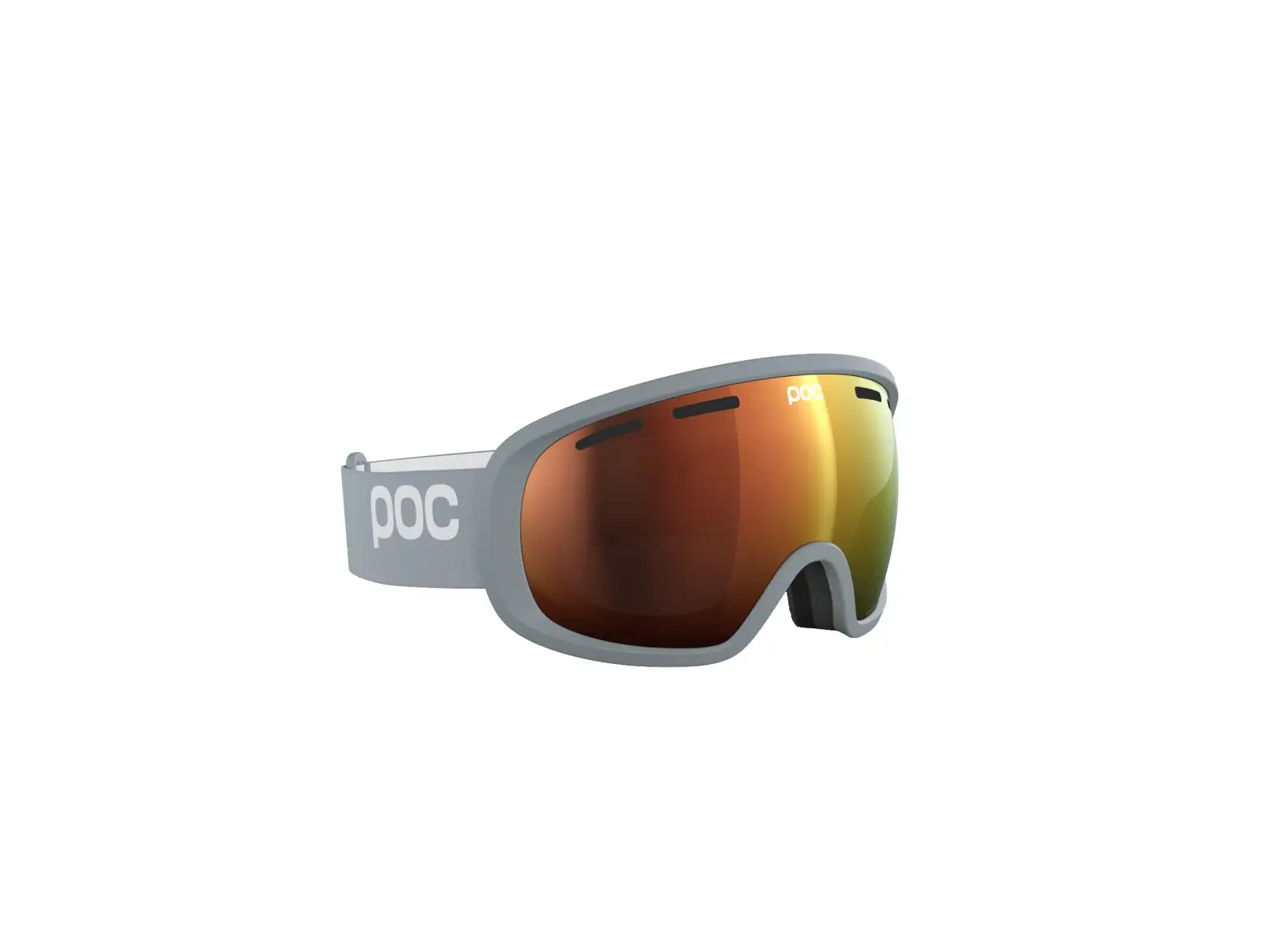 POC Fovea lyžiarske okuliare Granite Grey/Partly Sunny Orange