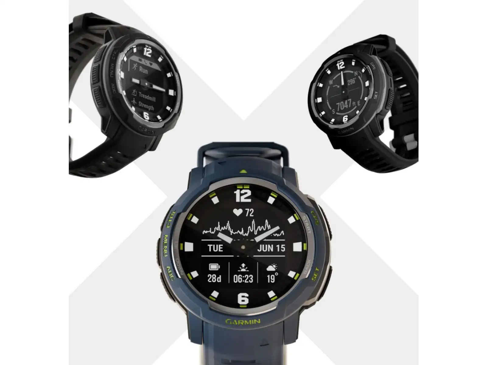 Garmin Instinct Crossover Standard Edition smart hodinky Black