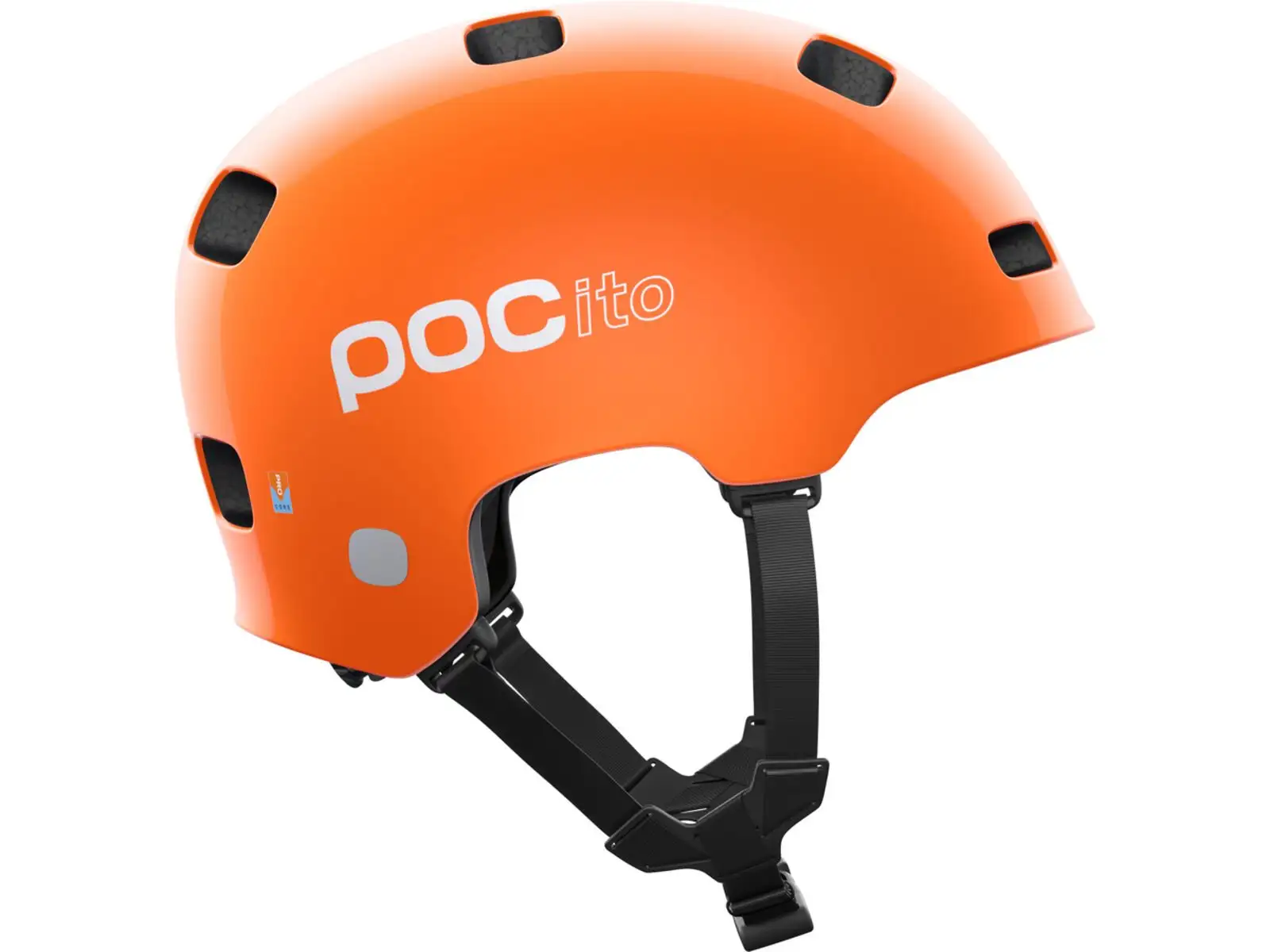 POC POCito Crane MIPS detská prilba Fluorescent Orange