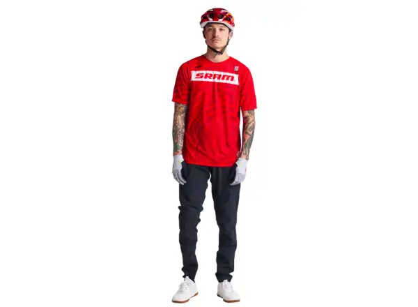 Troy Lee Designs Skyline Air SRAM pánsky dres krátky rukáv Fiery Red