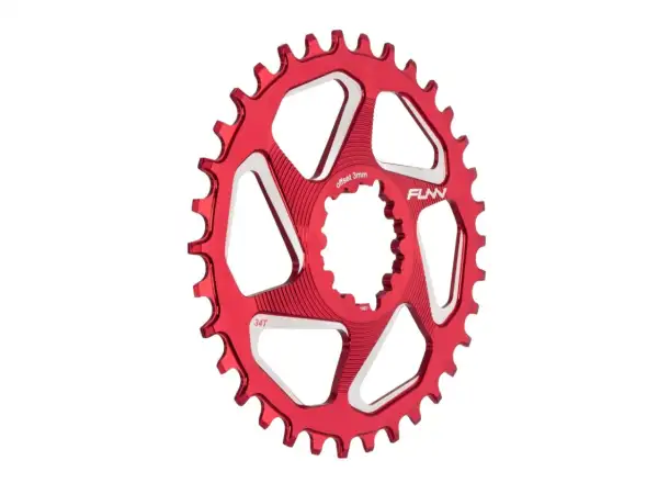 Funn Solo DX NW prevodník pre Sram DM 3 mm offset Red 34z