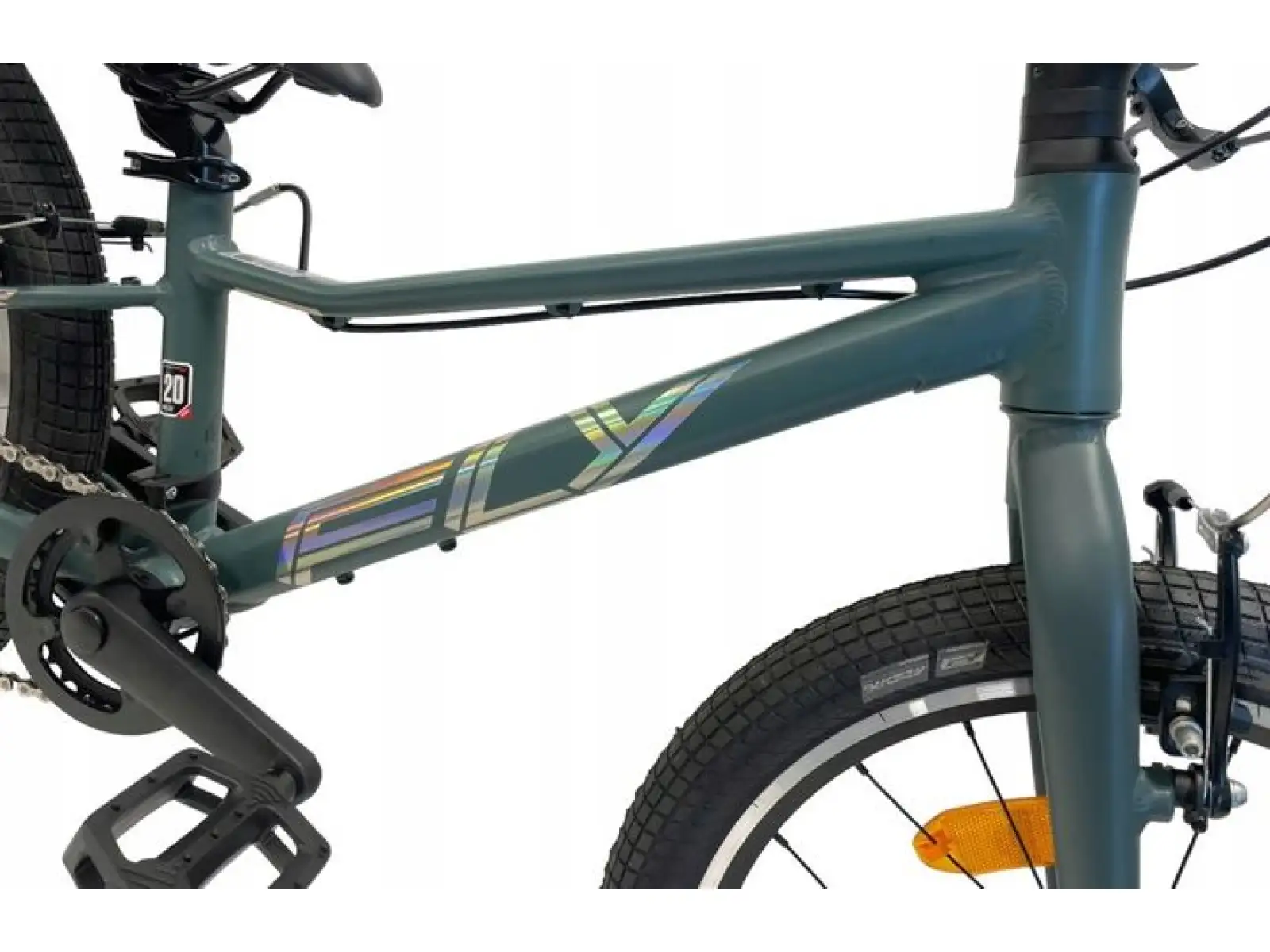 Superior F.L.Y. 20 VB detský horský bicykel Matte Trooper Green