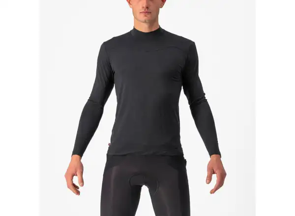 Castelli Bandito Wool Baselayer pánske tričko dlhý rukáv black