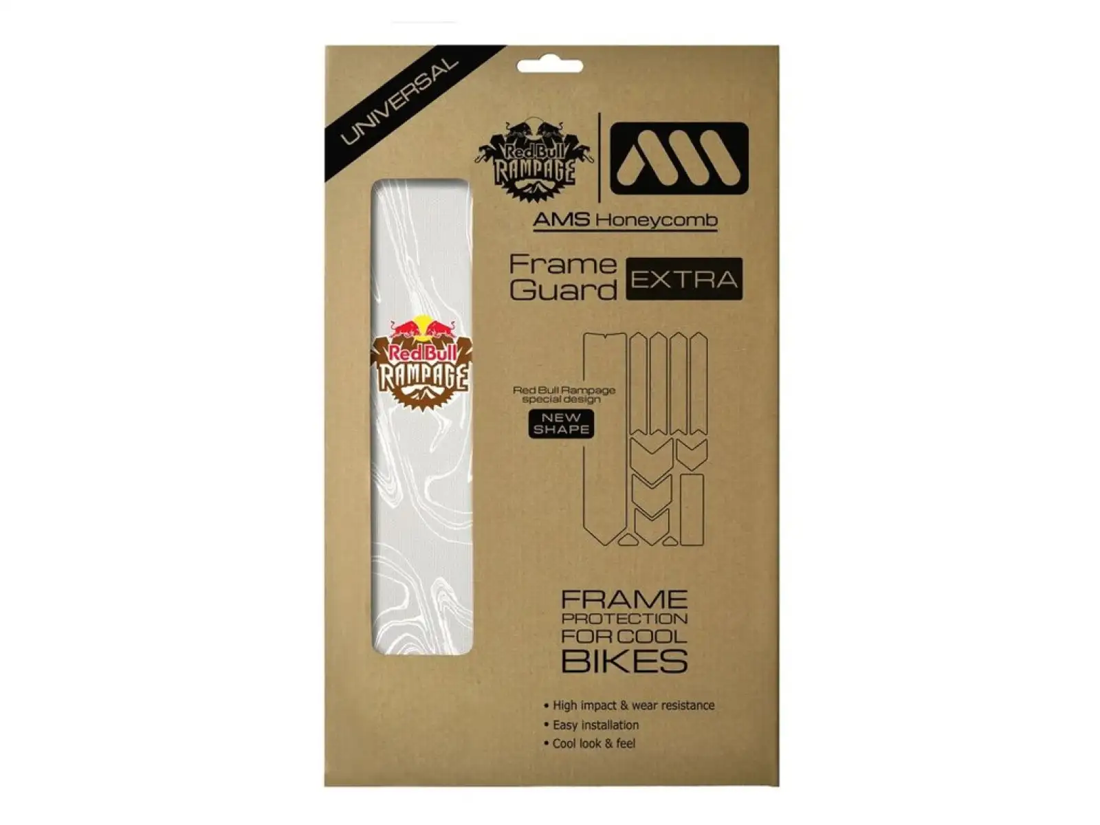 AMS Frame Guard Extra ochranné nálepky RedBull/Ridgeline/white