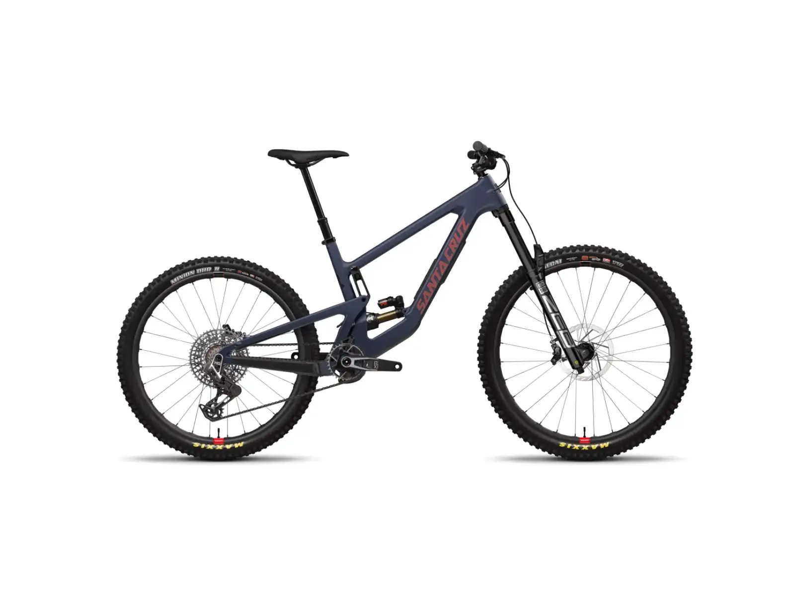 Santa Cruz Nomad 6 CC MX X0 AXS RSV celoodpružený bicykel Gloss Stormbringer Purple