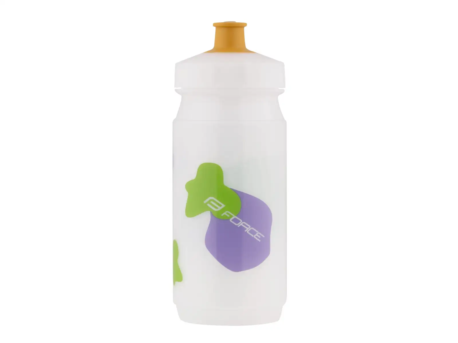 Force Party Ride cyklistická fľaša 550 ml transparentná