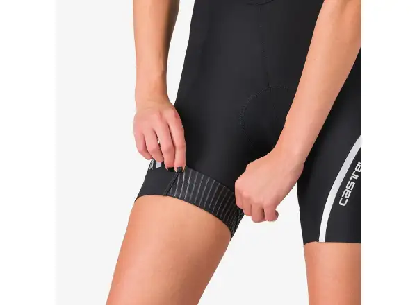 Castelli Velocissima 3 dámske kraťasy s trakmi Black/Silver