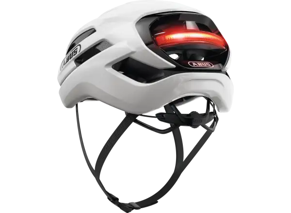 Abus Taipan LED gravel prilba Shiny White