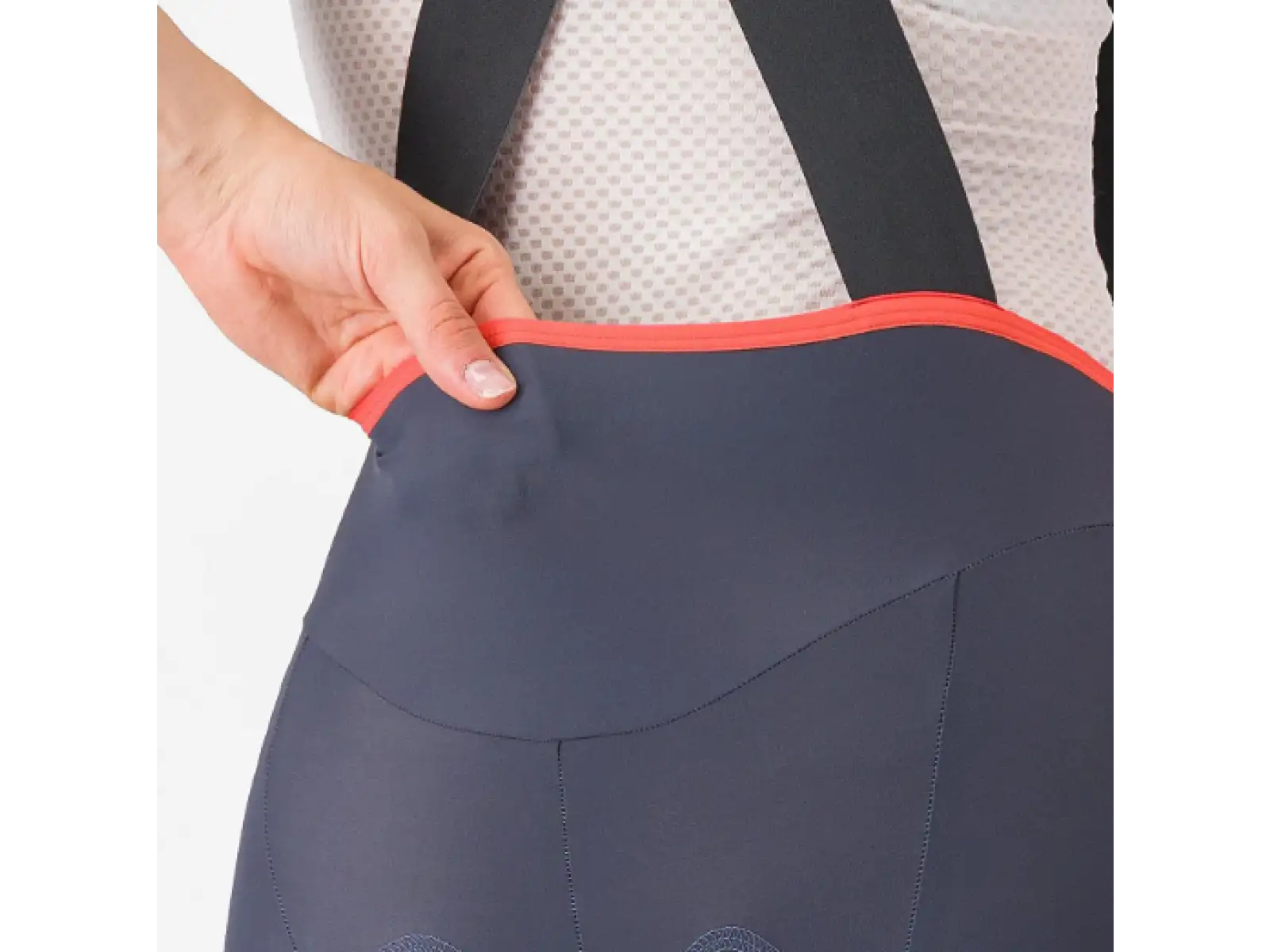 Castelli Prima 2 DT dámske kraťasy s trakmi Twilight Blue/Hibiscus