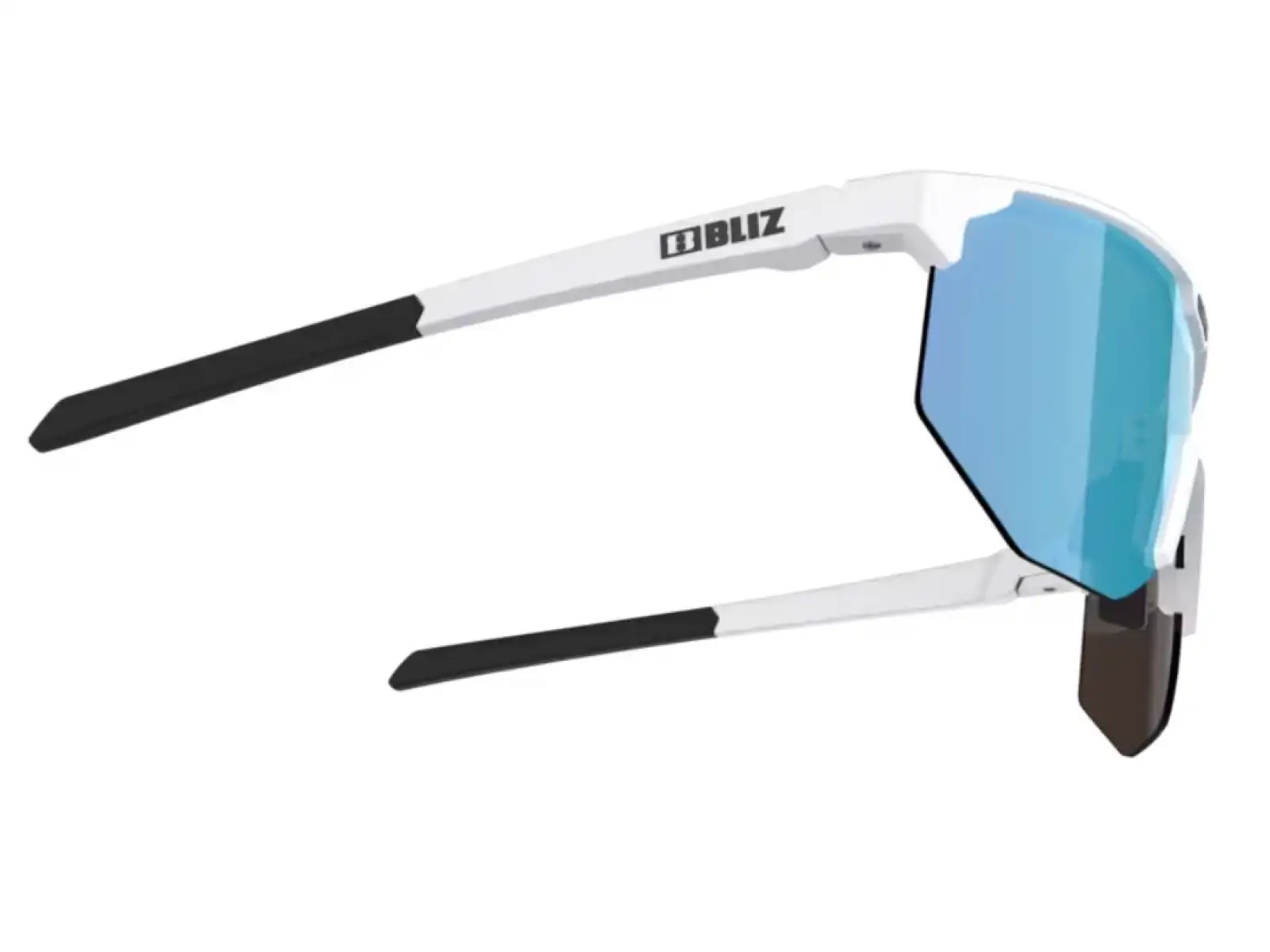 Bliz Hero Small Glasses White/Brown Blue