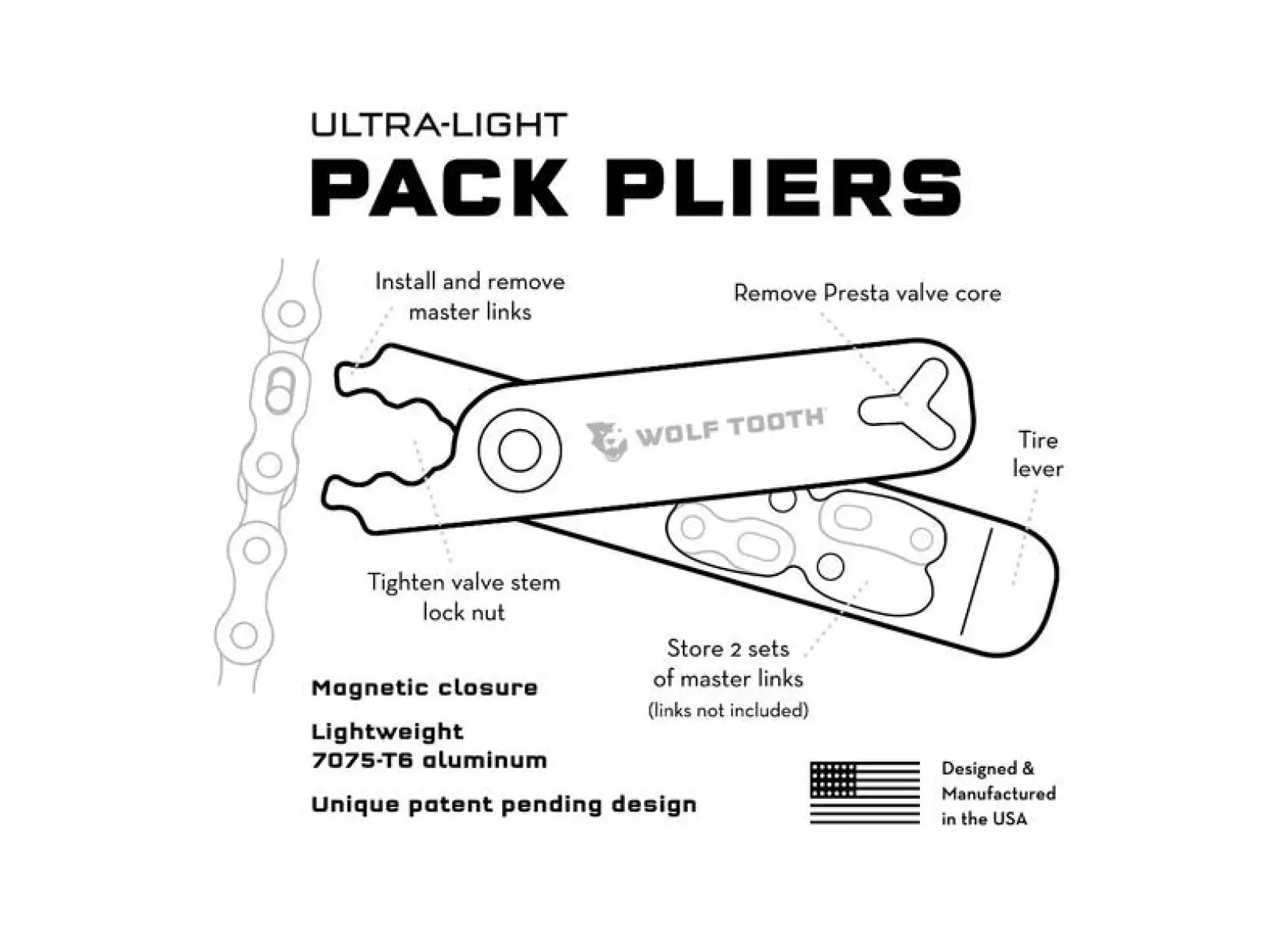 Wolf Tooth Pack Pliers multi kliešte