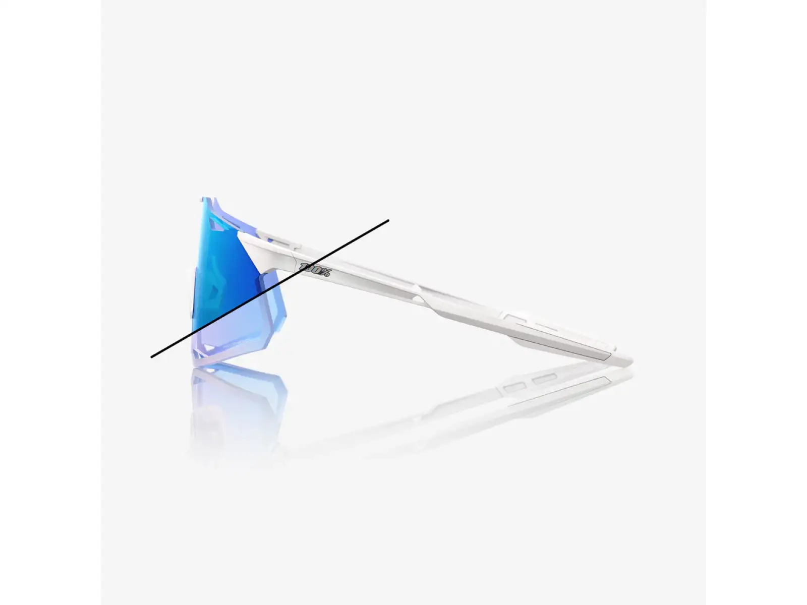 100% Hypercraft okuliare LE Bastille Blue Mirror Photochromic