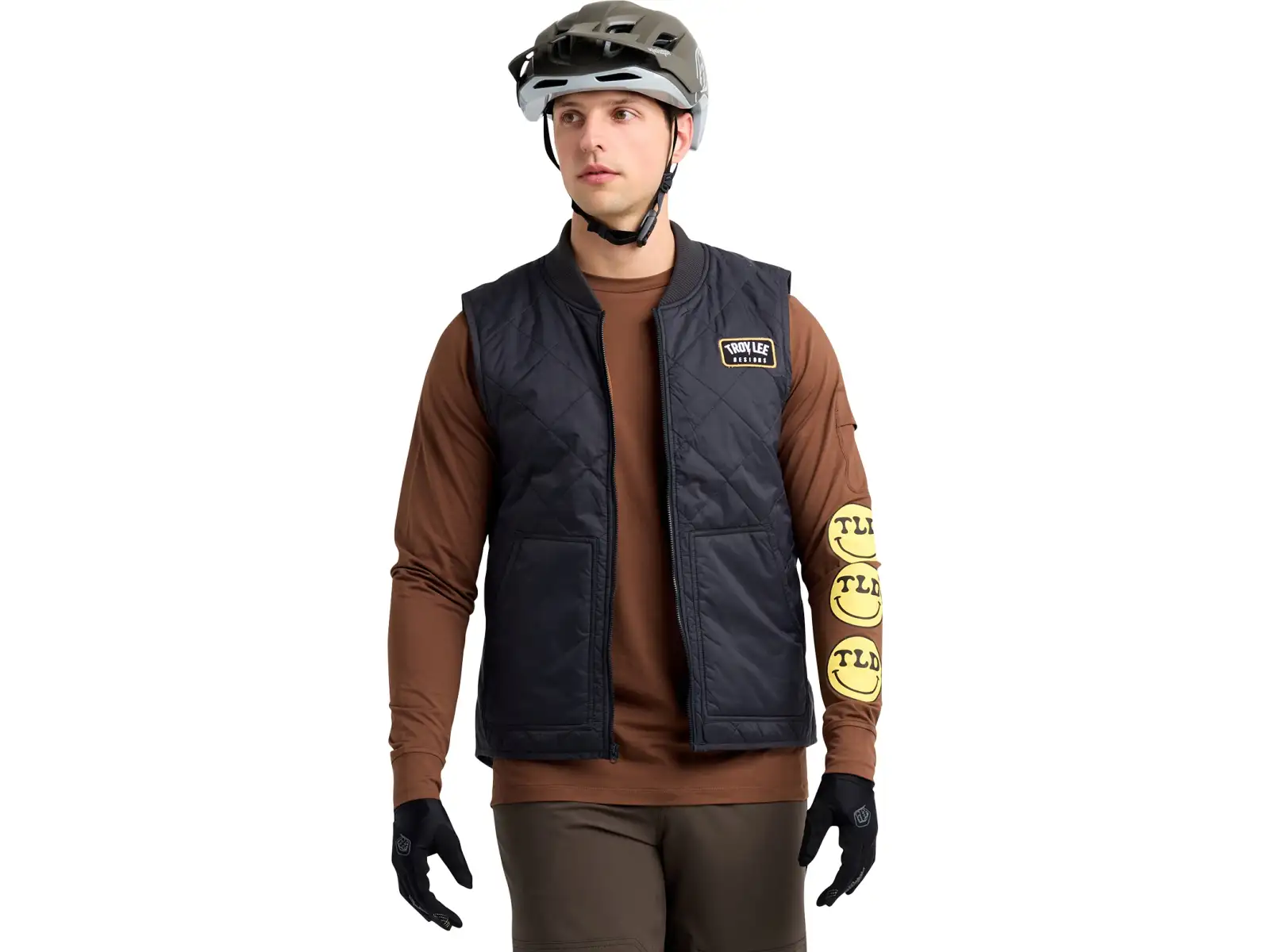 Troy Lee Designs Ruckus Ride Vest pánska vesta Mono Carbon