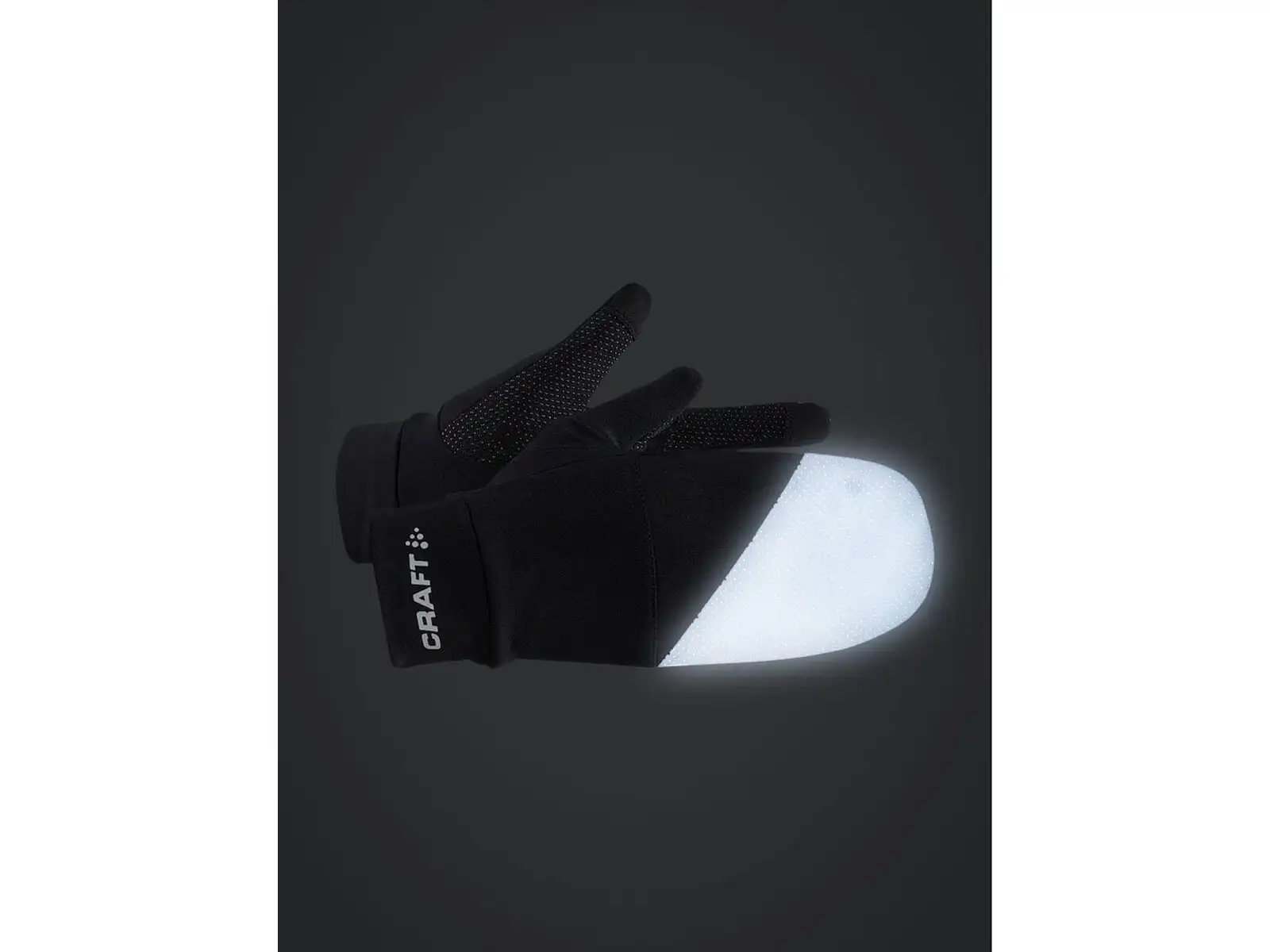 Craft ADV Lumen Hybrid bežecké rukavice čierna