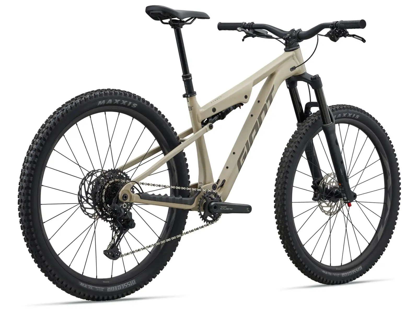 Giant Stance 2026 celoodpružený bicykel Almond