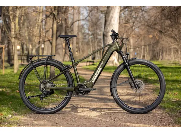 Rock Machine eBlizz B70T horský elektrobicykel Gloss Dark Forest