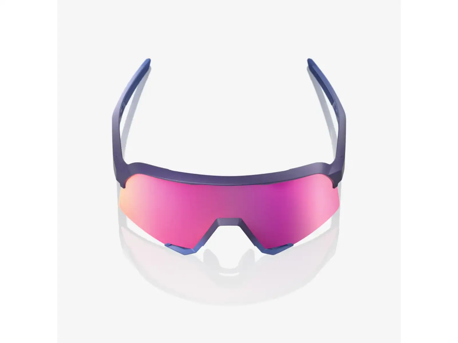 100% S3 slnečné okuliare Satin Storm Metallic/Purple Mirror