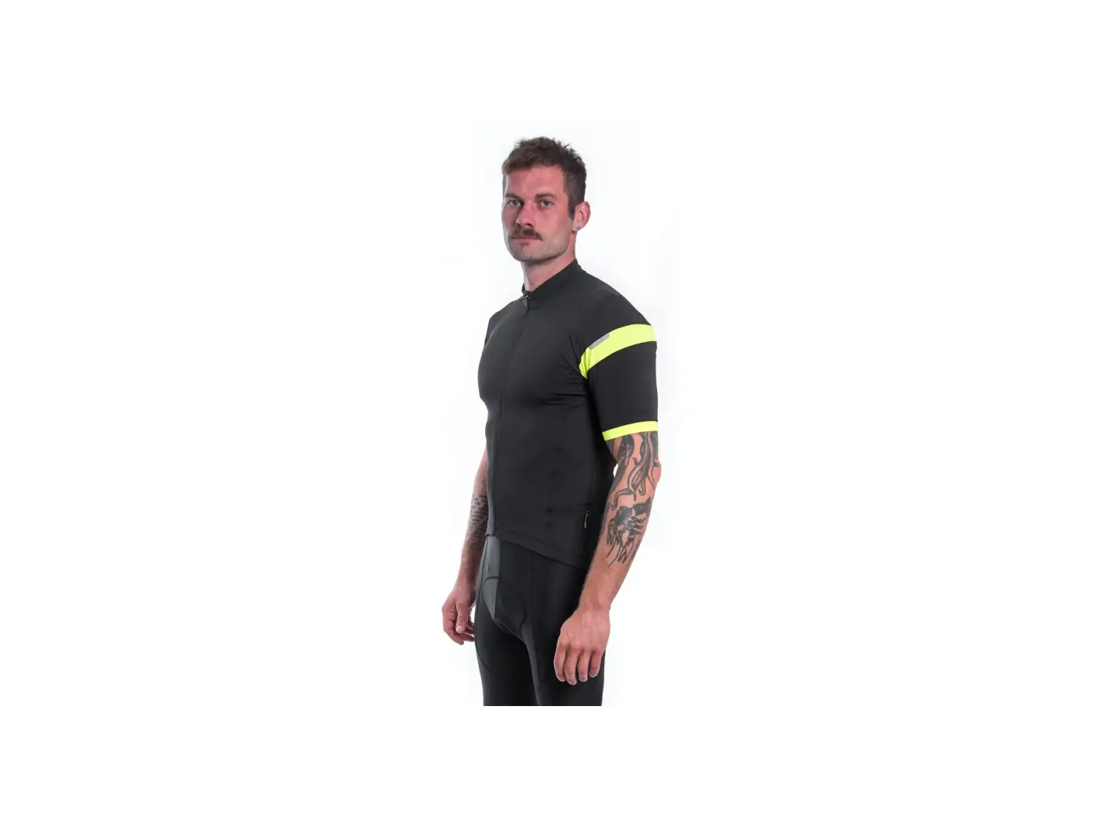 Sensor Cyklo Coolmax Classic pánsky dres s krátkym rukávom True Black