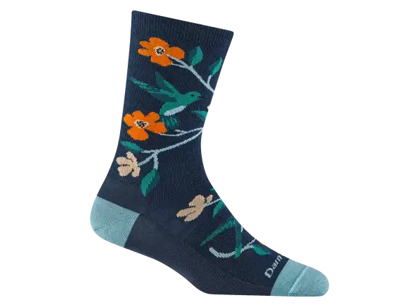 Darn Tough Birds of a Feather Crew Lightweight dámske ponožky Midnight