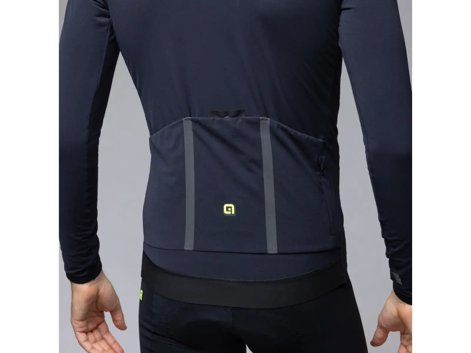Alé R-EV1 Wool Speed pánska zimná cyklistická bunda Black