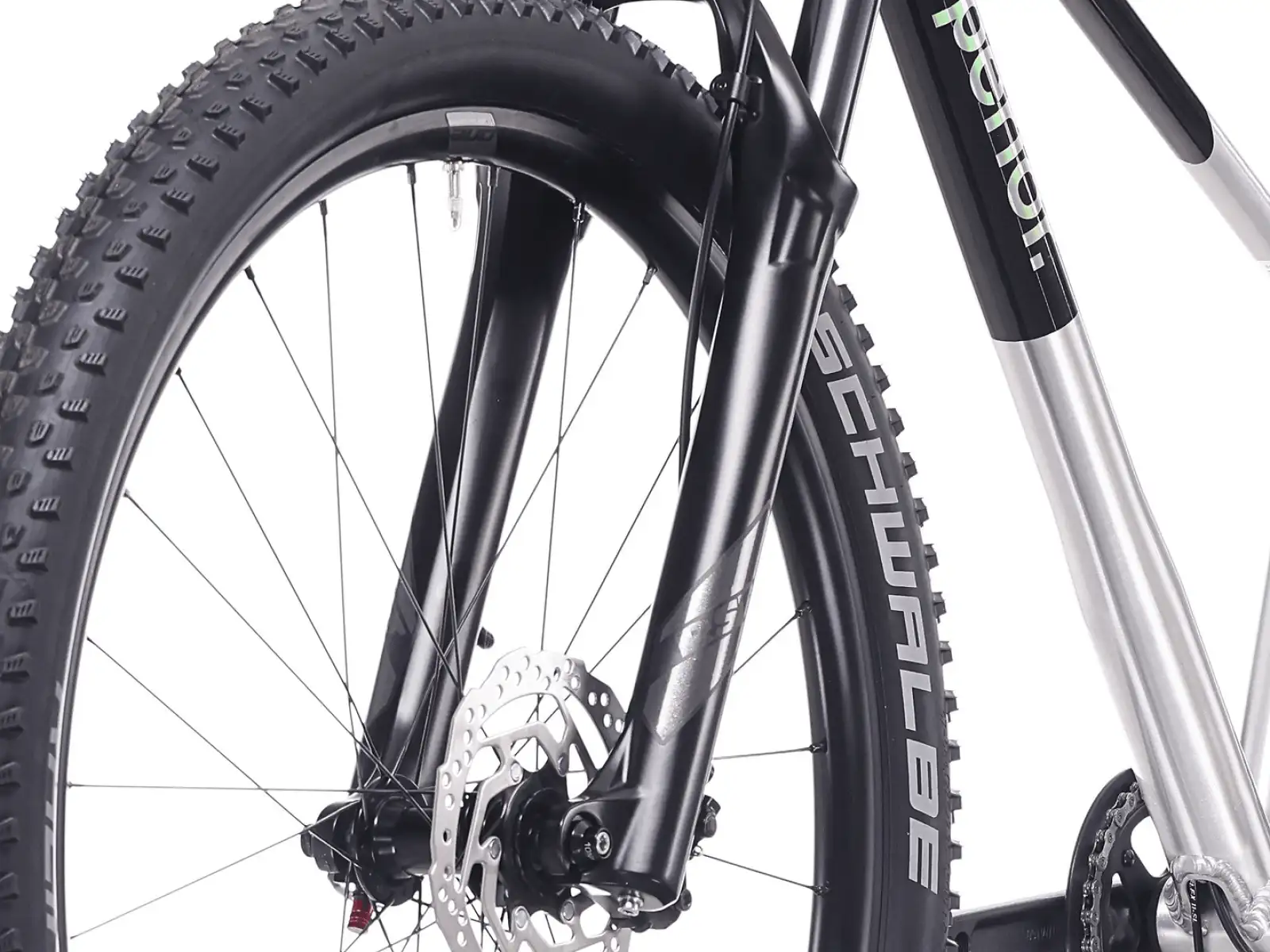 Superior TEAM 27.3 detský bicykel Gloss Brushed Alu / Rainbow Black