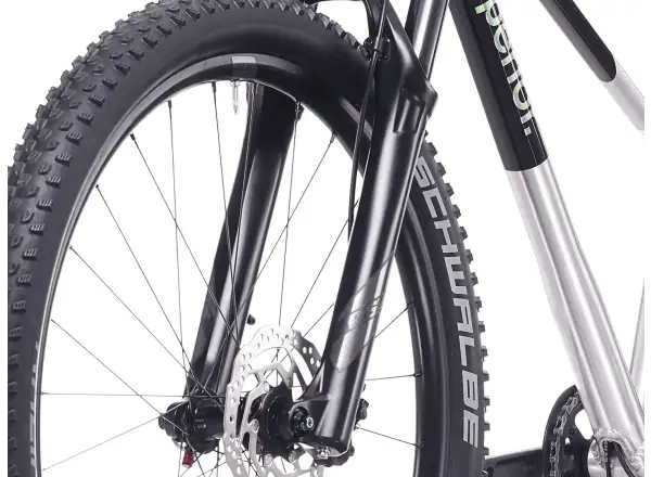 Superior TEAM 27.3 detský bicykel Gloss Brushed Alu / Rainbow Black