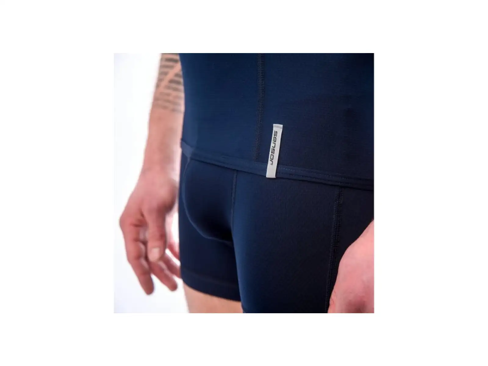 Sensor Coolmax Tech pánske tričko krátky rukáv Deep Blue