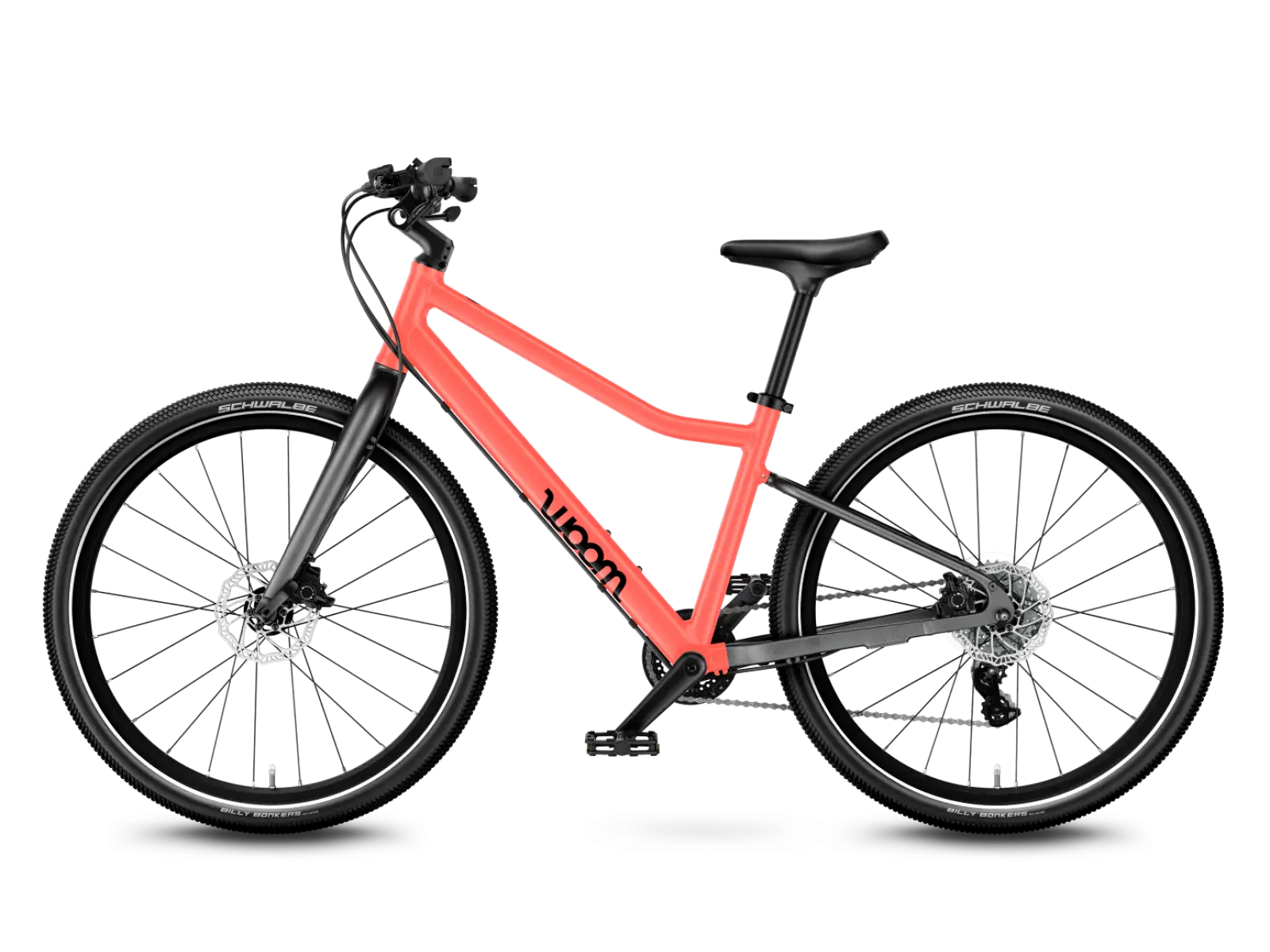 Woom 5 Explore detský bicykel 24" Neon Coral