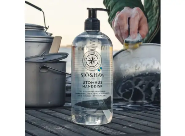 Sjö&Hav odbúrateľný outdoor čistiaci prostriedok na riad 500 ml