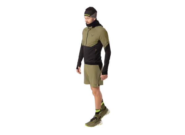Dynafit Alpine Hybrid pánska bežecká bunda Military Green/Black Out