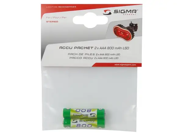 Sigma Sport dobíjacie tužkové batérie 2ks