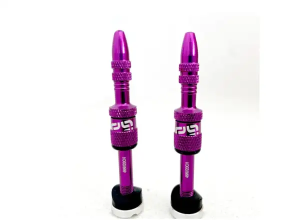 E-13 Quick Fill bezdušové ventily 23-31 mm 2 ks Eggplant