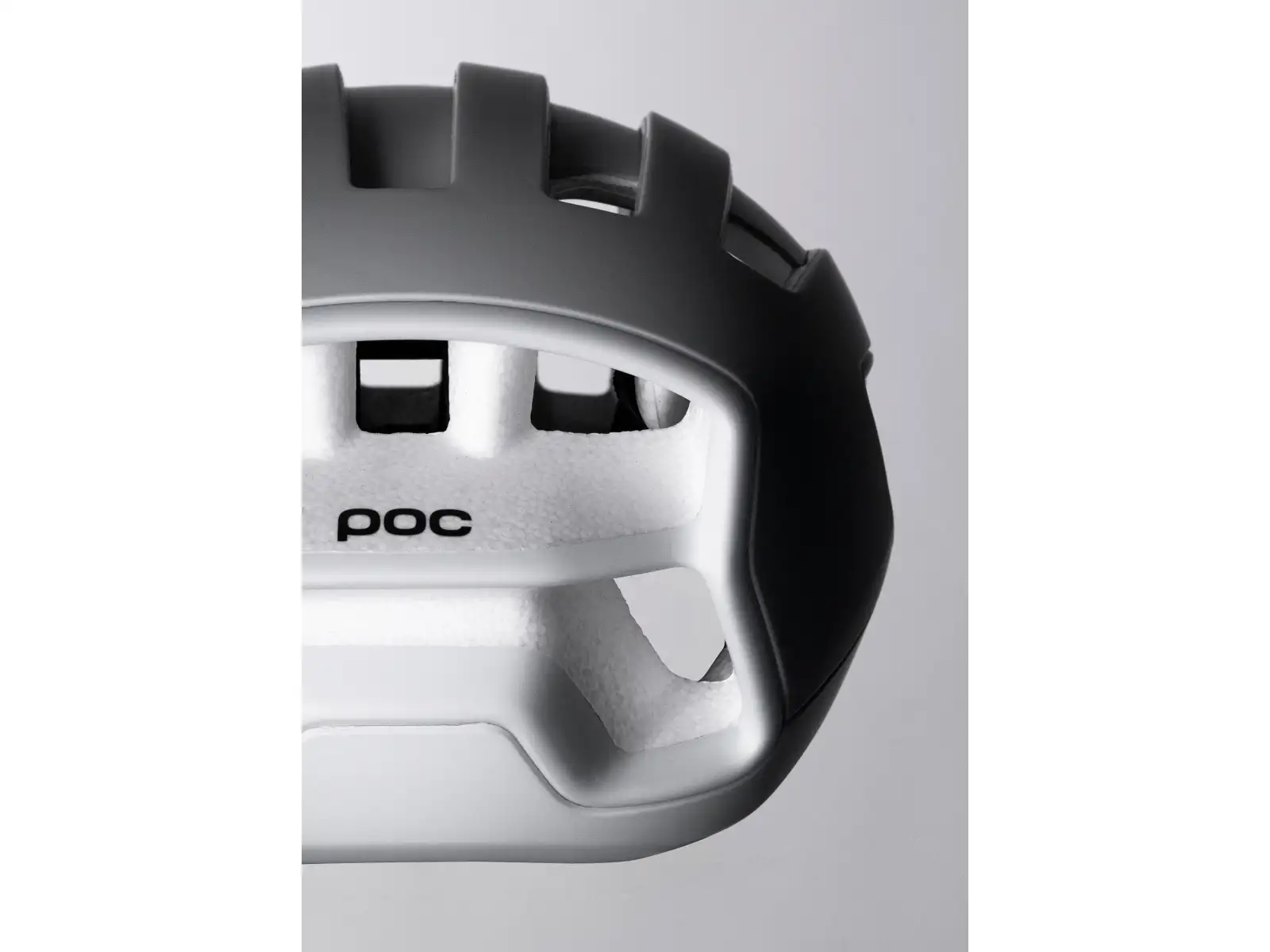 POC Cytal cestná prilba Hydrogen White/Uranium Black Matt/Logo