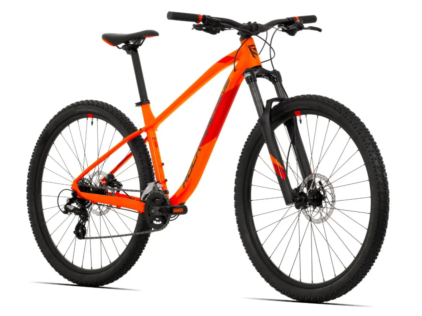 Rock Machine Blizz 10-29 gloss neon orange/dark red/black horský bicykel