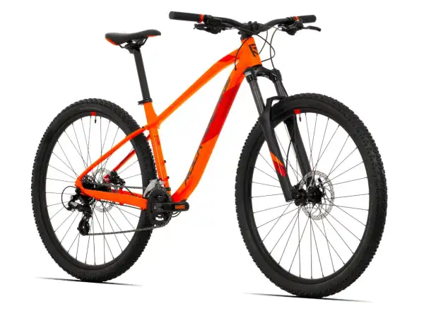 Rock Machine Blizz 10-29 gloss neon orange/dark red/black horský bicykel