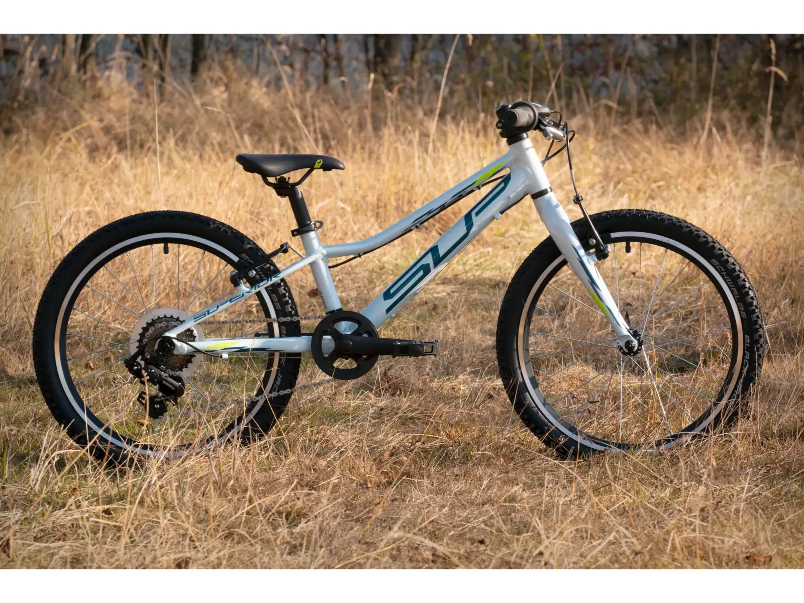 Superior Racer XC 20 Gloss White/Blue/NeonYellow detský horský bicykel