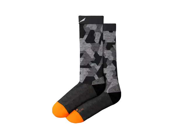 Salewa Pedroc Camo Merino Crew pánske ponožky Black Out