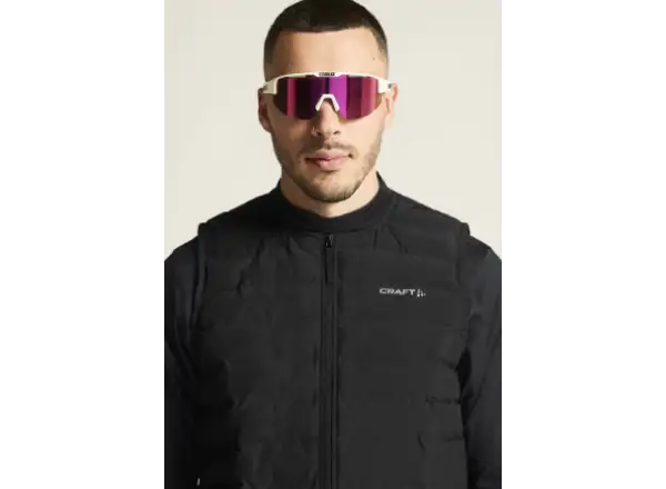 CRAFT SubZ 4 pánska bežecká vesta čierna