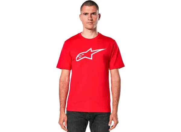 Alpinestars Ageless Classic Tee tričko s krátkym rukávom Red/White