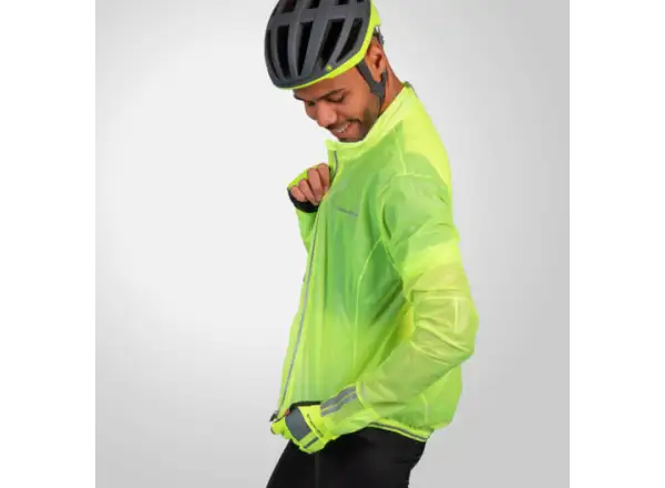 Endura FS260-Pro Adrenaline Race Cape II pánska bunda Hi-Viz Yellow