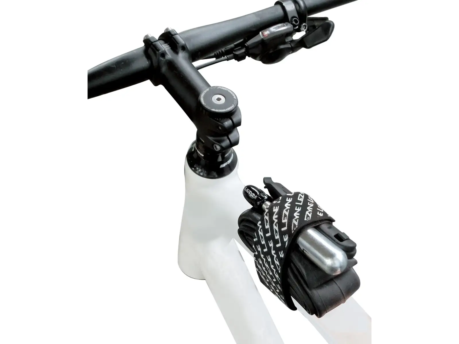 Lezyne Universal Strap remienok black/white logo