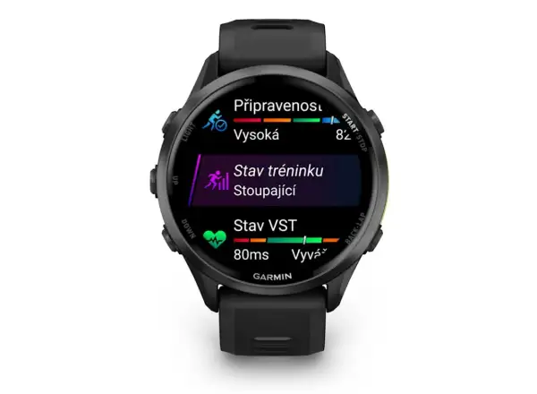 Garmin Forerunner 970 inteligentné hodinky Black/White