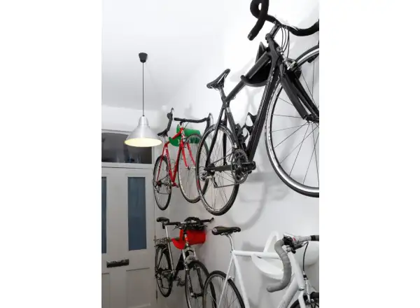 Cycloc Solo nástenný držiak na bicykel žltý
