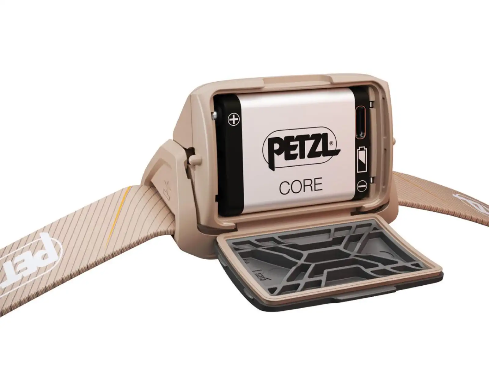 Petzl TIKKA CORE 2025 čelovka hnedá