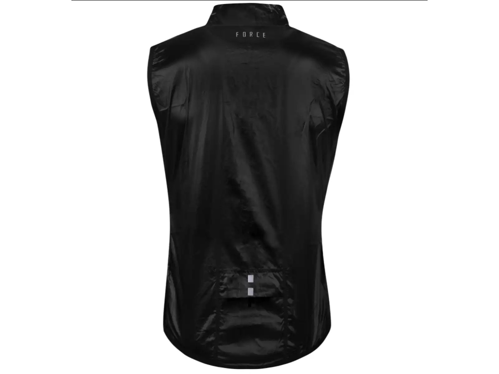 Force Windpro nepremokavá vesta unisex čierna