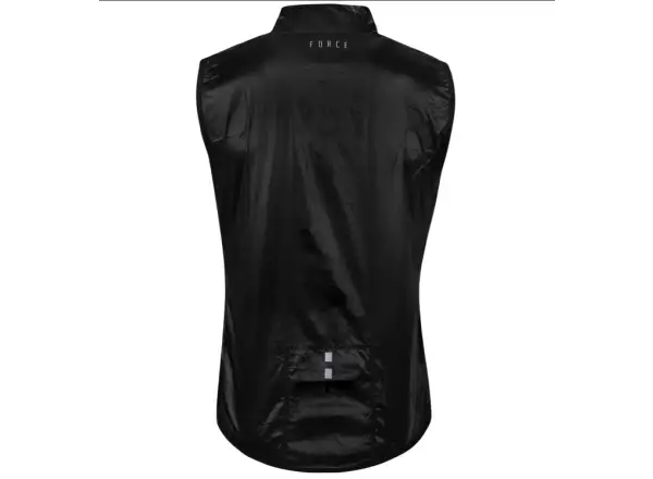 Force Windpro nepremokavá vesta unisex čierna