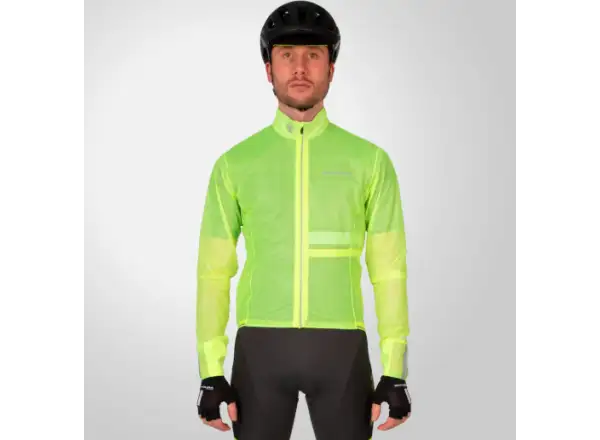 Endura FS260-Pro Adrenaline Race Cape II pánska bunda Hi-Viz Yellow