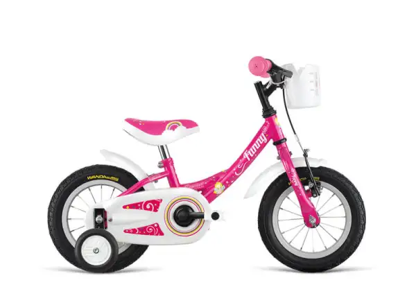 Dema Funny 12 Kids 1 Speed 2021 Pink Detský bicykel