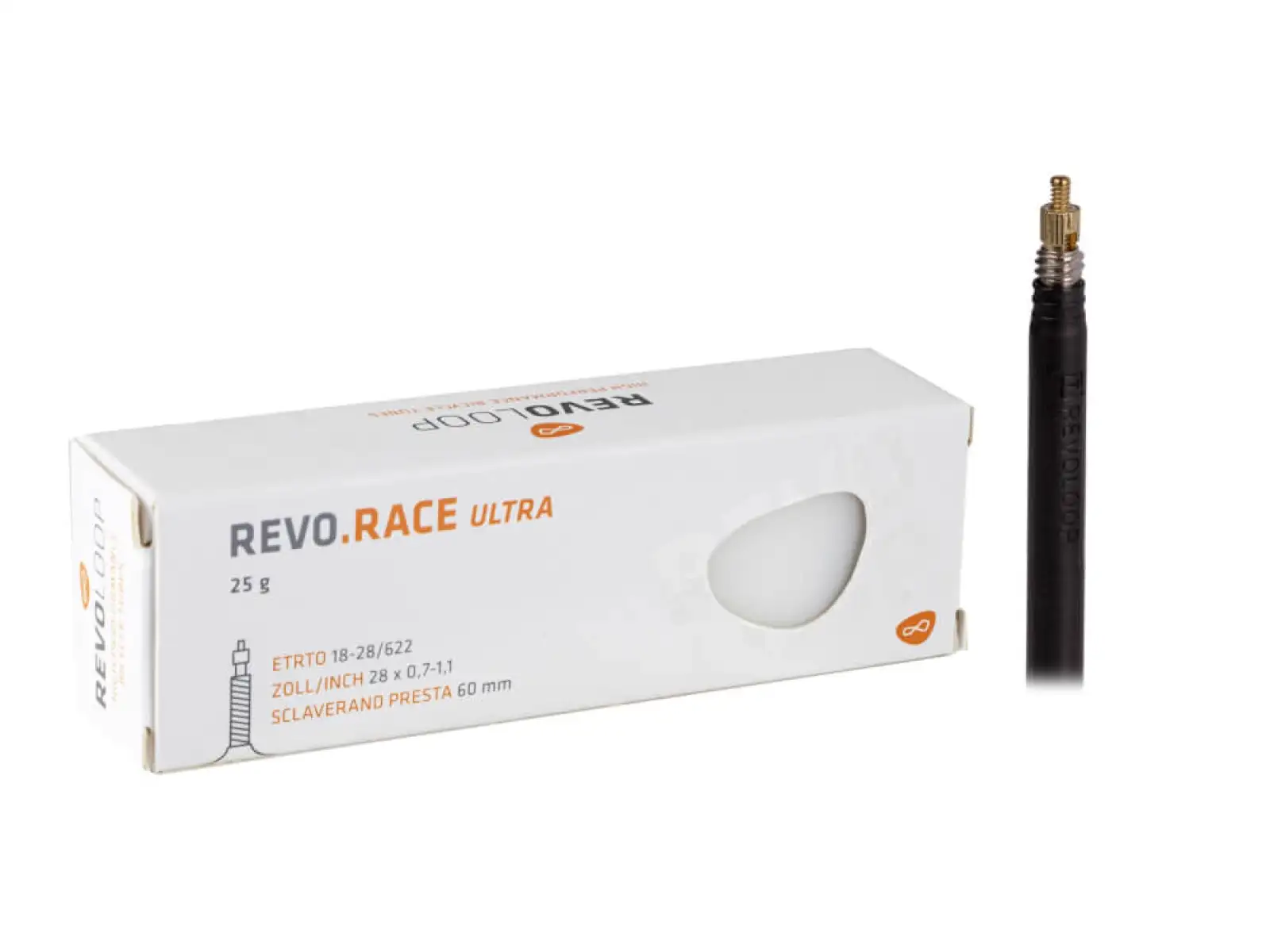 Revoloop Race cestná duša 18/28-622 FV60 gal. ventil